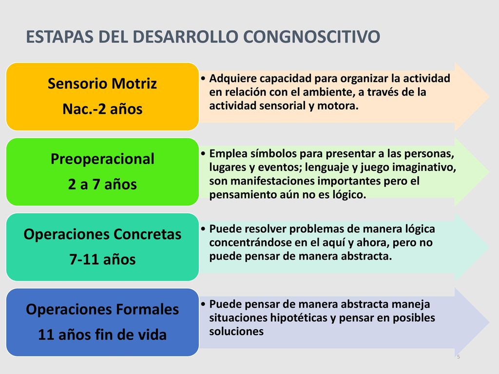 Desarrollo Humano Piaget ppt descargar